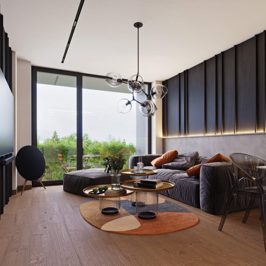 Interiér apartmánu Green Mladá Boleslav